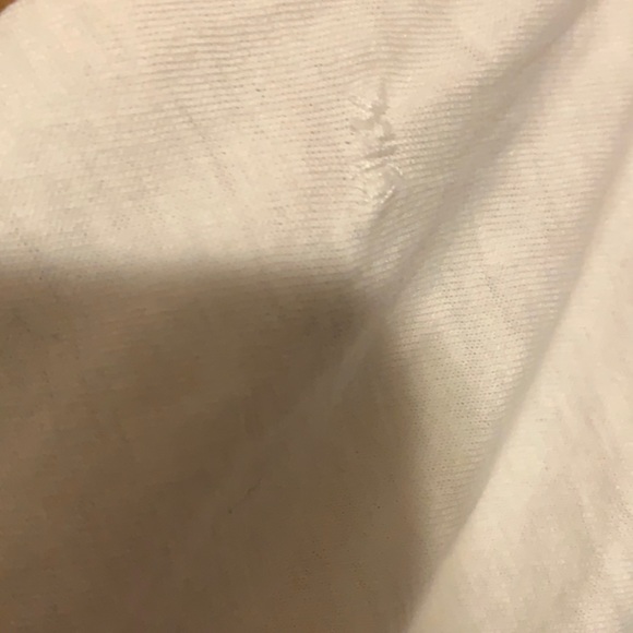 J Crew Ah Ha White Cotton Graphic T-Shirt Tee Top Size M - Picture 8 of 10